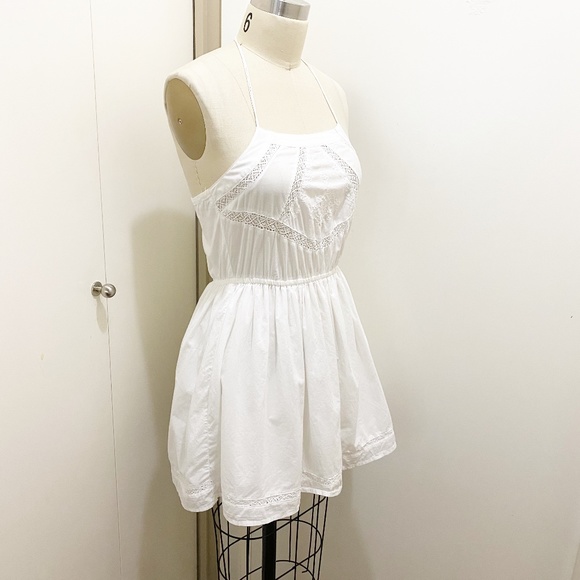 Forever 21 Cute Full Cotton Lace Dress White S - Picture 10 of 12